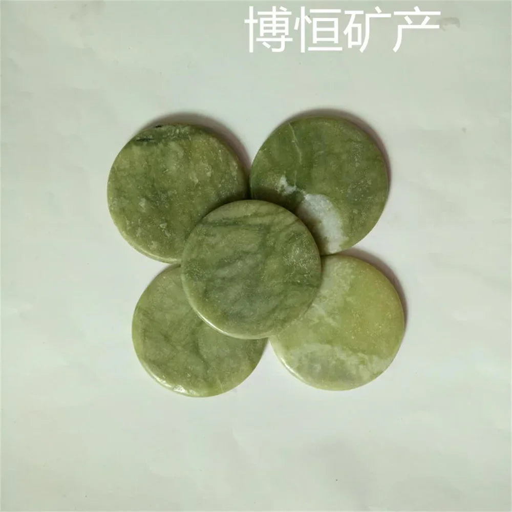 1/10pcs Natural Jade stone slices Flakes Eyelash Extension Jade Slice Crystals