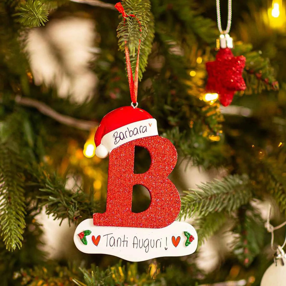 Christmas Letter Pendant Decorations – Acrylic DIY Xmas Ornaments