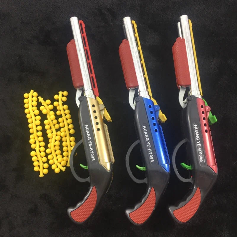 Toy Blaster Pistol Set – Manual Airsoft/BB & Paintball-Style Kids Handgun