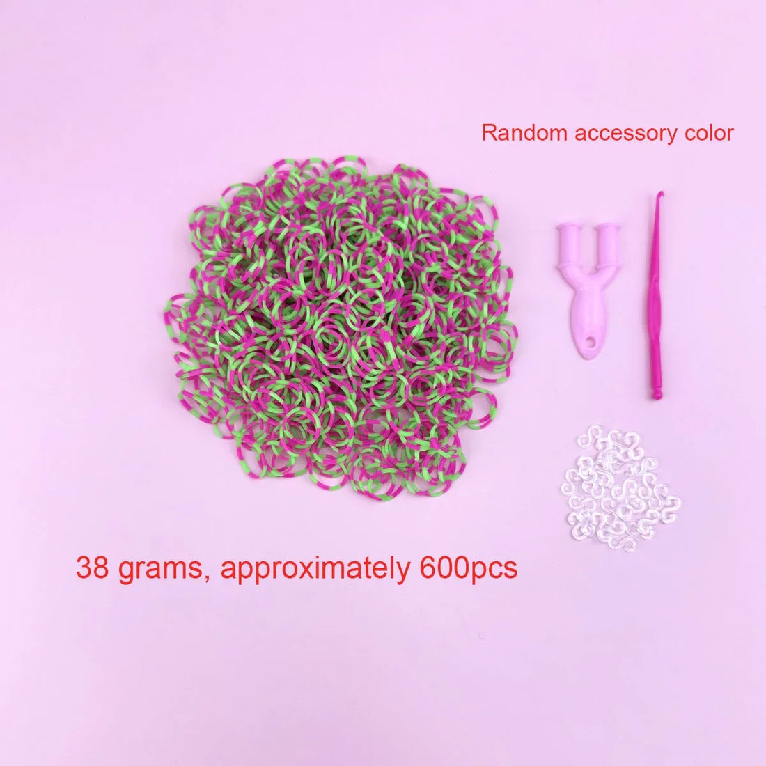 600PCS Loom Bands Bracelet Kit – DIY Jewelry Craft Set for Girls