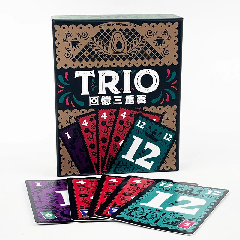 Trio Strategy Card Game – Fun Party Game for Family & Friends