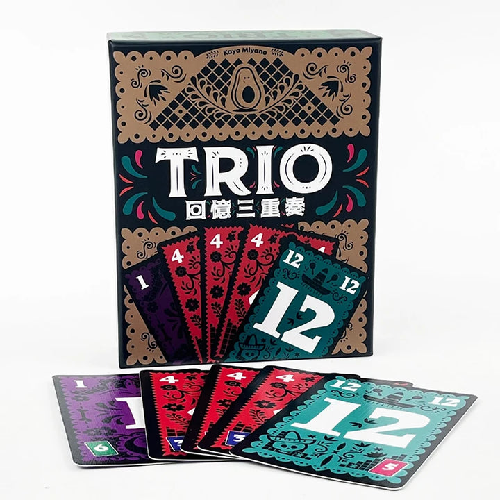 Trio Strategic Card Game – Fun Party Board Game