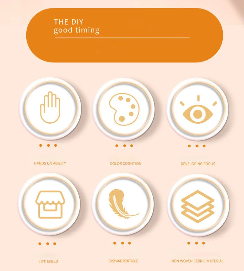 Montessori Lacing Toys – Animal Sewing Kit for Toddlers & Kids