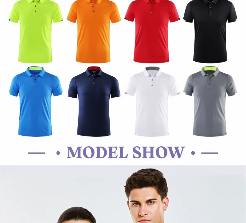 Men’s Quick-Dry Polo Shirt – Casual Sports & Fitness Top
