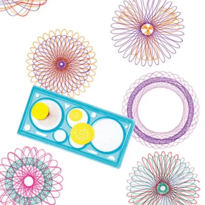 Geometry Spirograph Drawing Stencil Set – Kids Creative Art Toy
