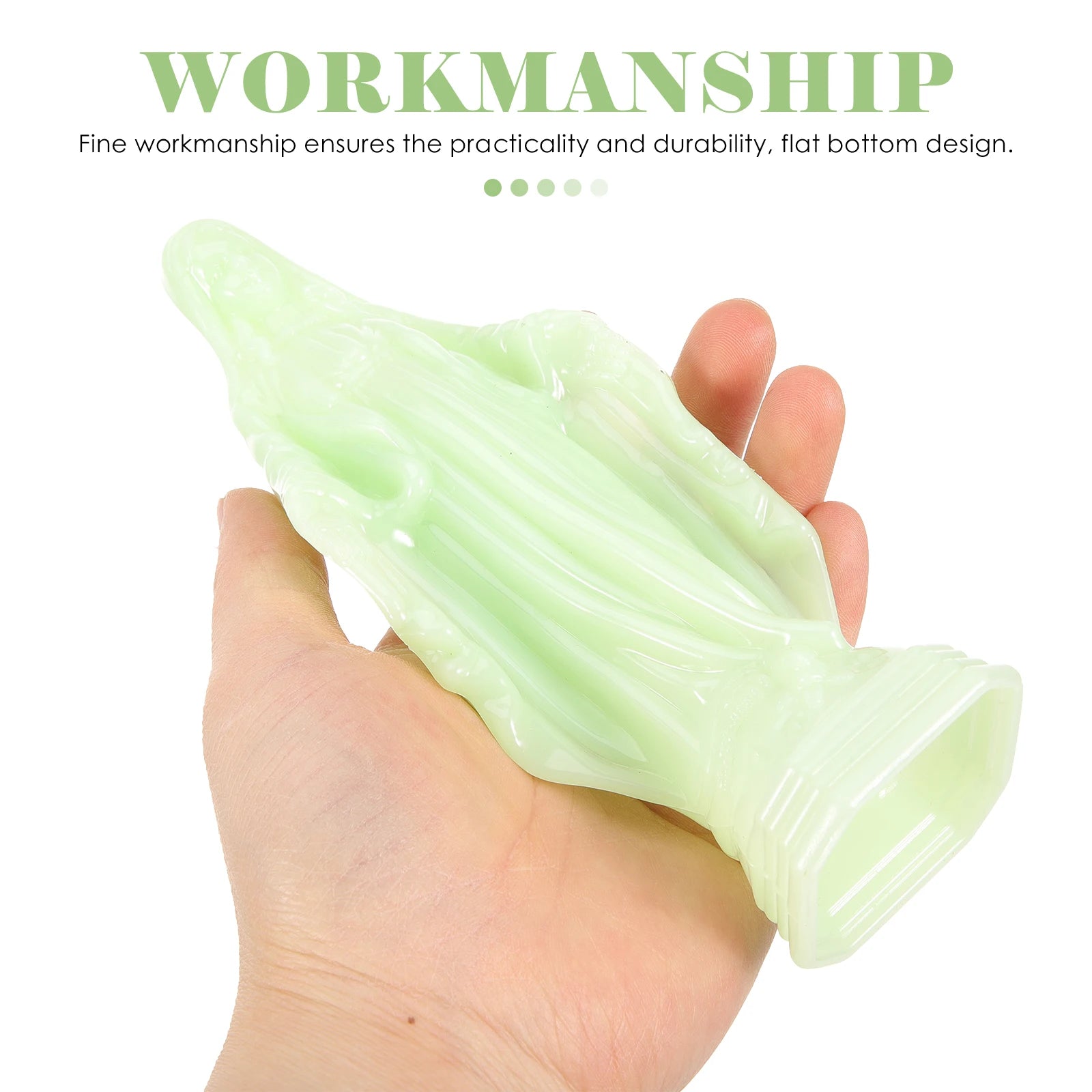 Mini Luminous Virgin Statue – Catholic Desktop & Garden Ornament