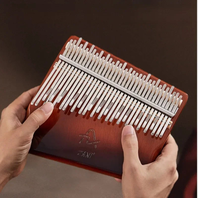 34-Tone Wooden Kalimba – Thumb Piano for Meditation & Healing
