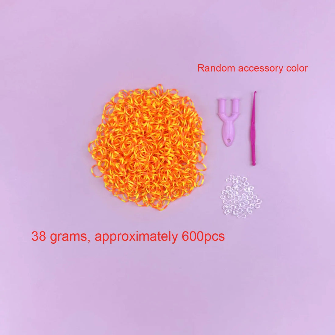 600PCS Loom Bands Bracelet Kit – DIY Jewelry Craft Set for Girls