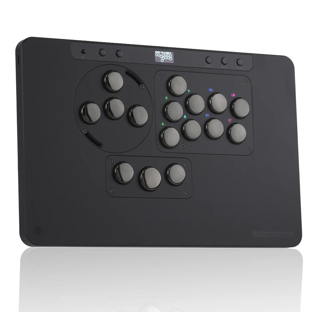 Haute42 HautePad X Leverless Fightstick – RGB Hitbox Controller