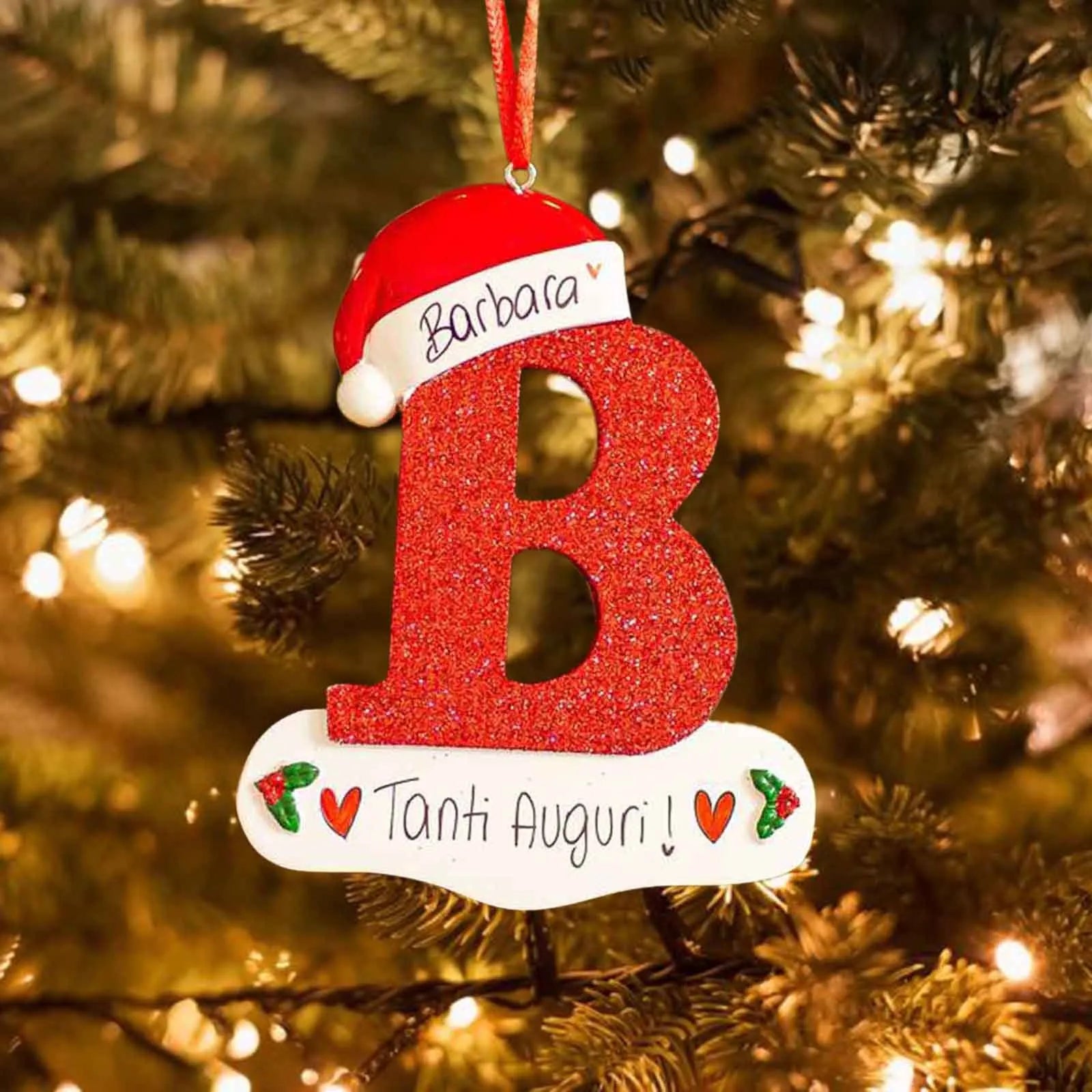 Christmas Letter Pendant Decorations – Acrylic DIY Xmas Ornaments