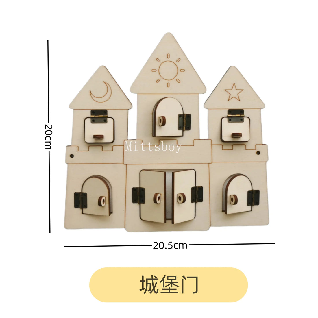 2024 Montessori DIY Busy Board – Wooden Educational Toy for Kids