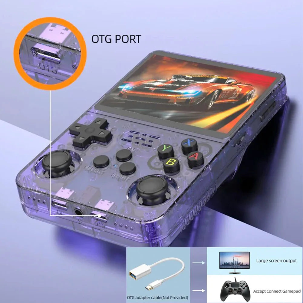 R36S Retro Handheld Game Console – 3.5" IPS, Linux System
