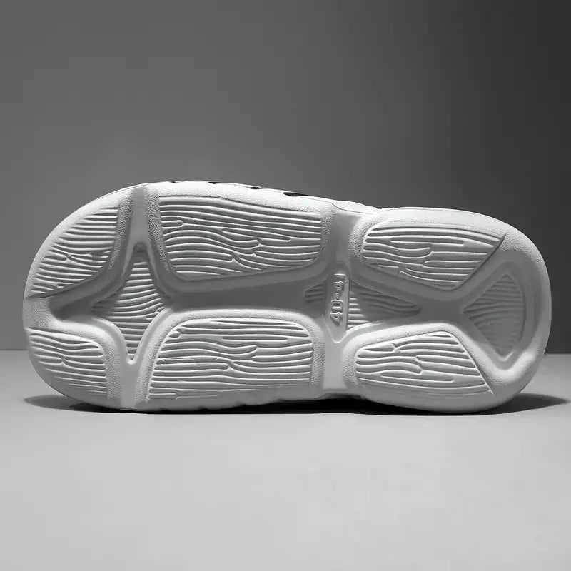 Summer men's EVA massage slippers indoor outdoor hiking beach casual shoes soft bottom comfortable slippers large size 48-49