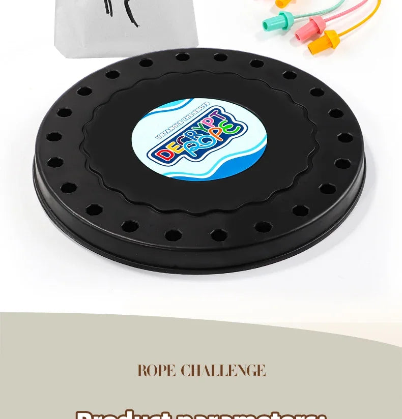 Children’s Rope Puzzle Game – Family Logic & Strategy Toy