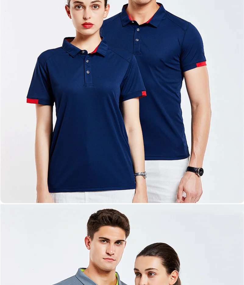 Men’s Quick-Dry Polo Shirt – Casual Sports & Fitness Top