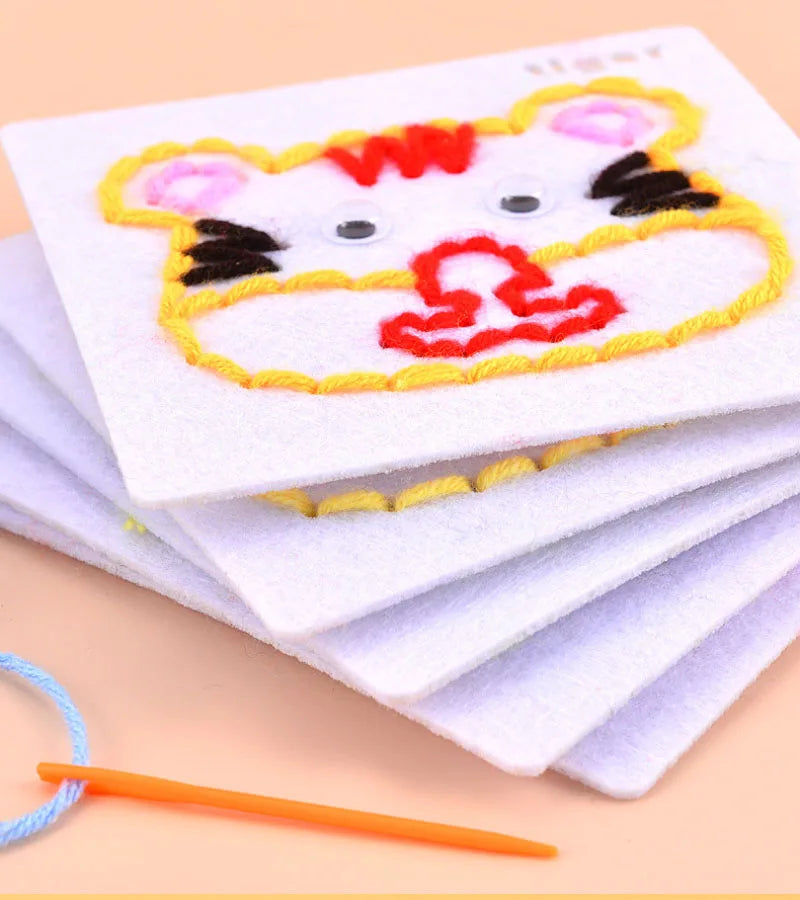 Montessori Lacing Toys – Animal Sewing Kit for Toddlers & Kids