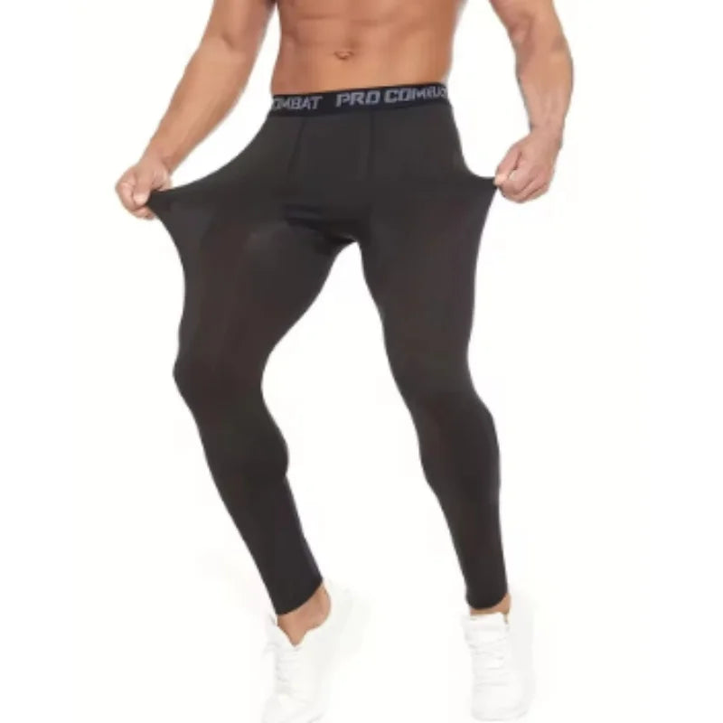 Mens Compression Pants Tights Cool Dry Leggings Sports Baselayer Running Tights Athletic Workout Active Shorts