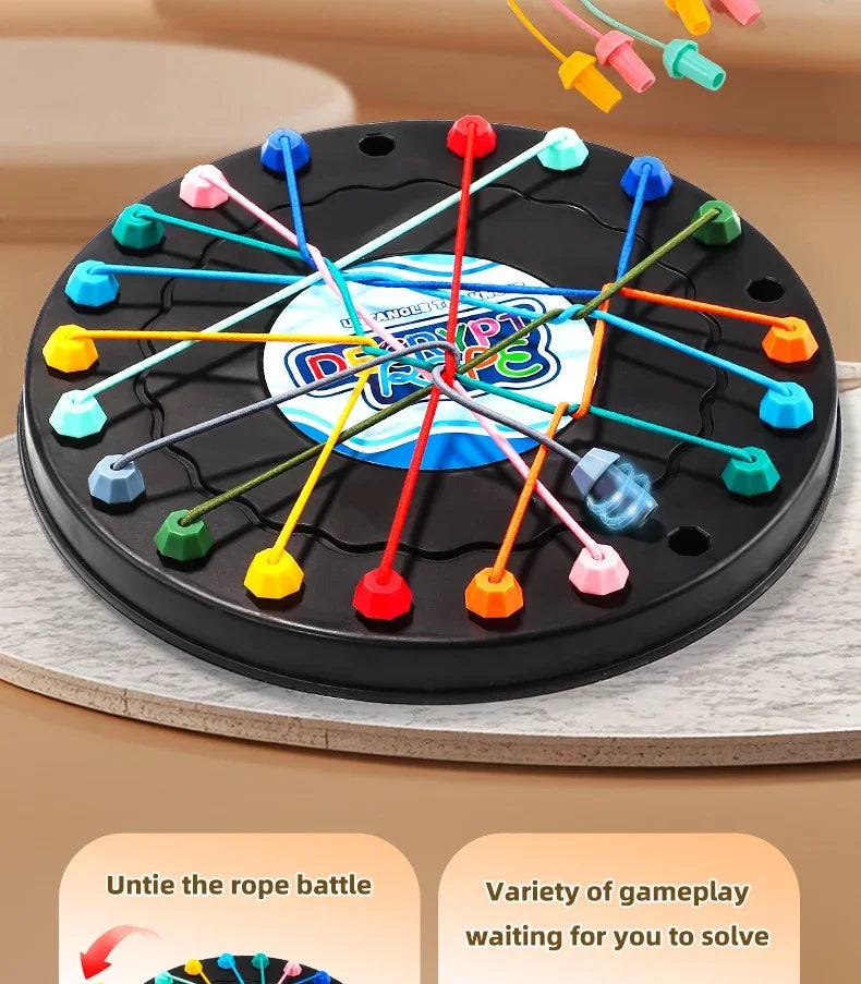 Children’s Rope Puzzle Game – Family Logic & Strategy Toy