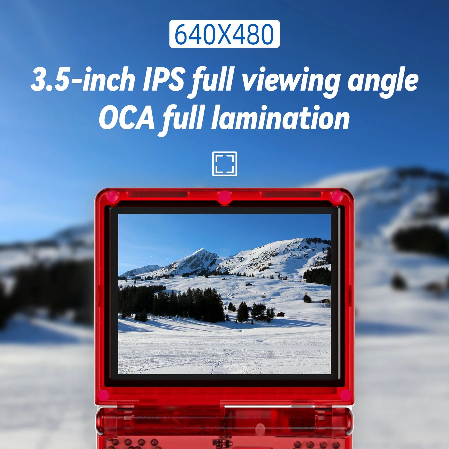 ANBERNIC RG35XXSP Flip Handheld – 3.5" IPS, WiFi & Bluetooth