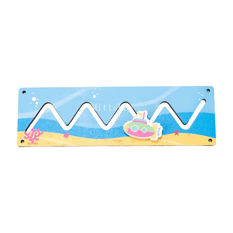 2024 Montessori DIY Busy Board – Wooden Educational Toy for Kids