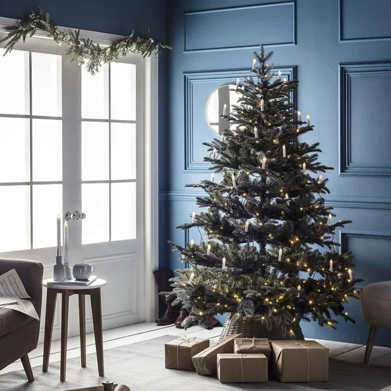 Flameless Taper Candle String Lights – 10/20 LED Christmas Decor