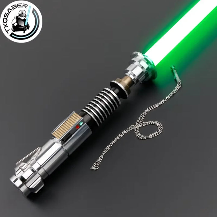 TXQSABER Luke EP6 Smooth Swing Lightsaber Metal Hilt for Heavy Dueling Color Changing Sounds Force Blaster Jedi Laser Sword Toys