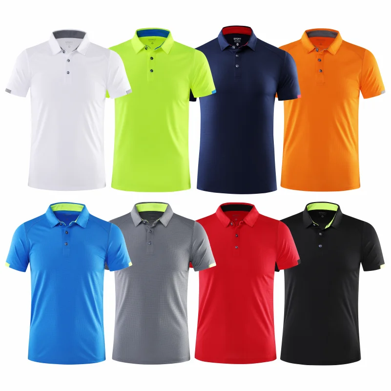 Men’s Quick-Dry Polo Shirt – Casual Sports & Fitness Top