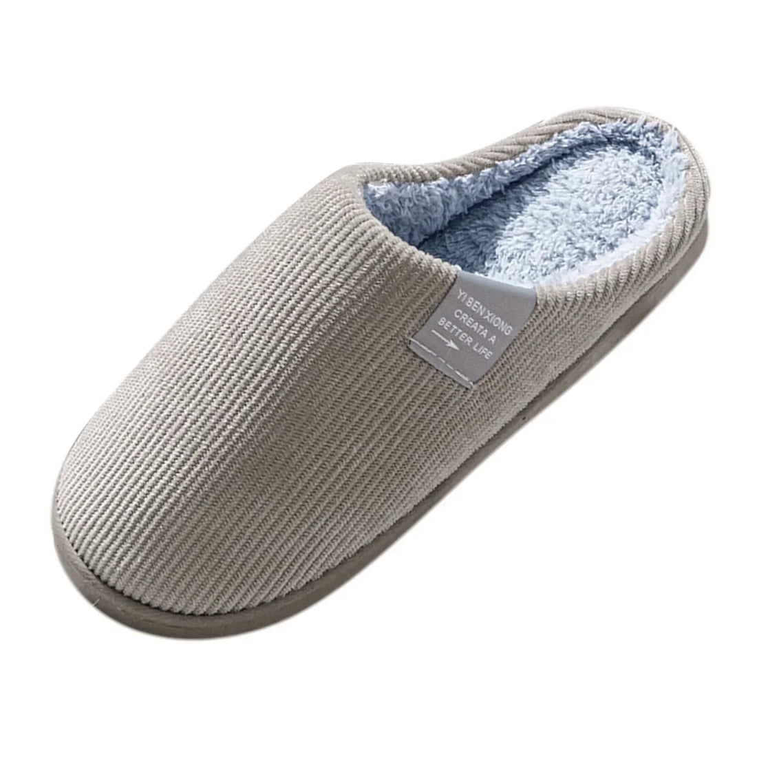 NEW Women's Men's Casual Thick Soft Bottom Home Slippers Household Plush Slippers Anti-slip Thermal Slippers Indoor Winter Flats