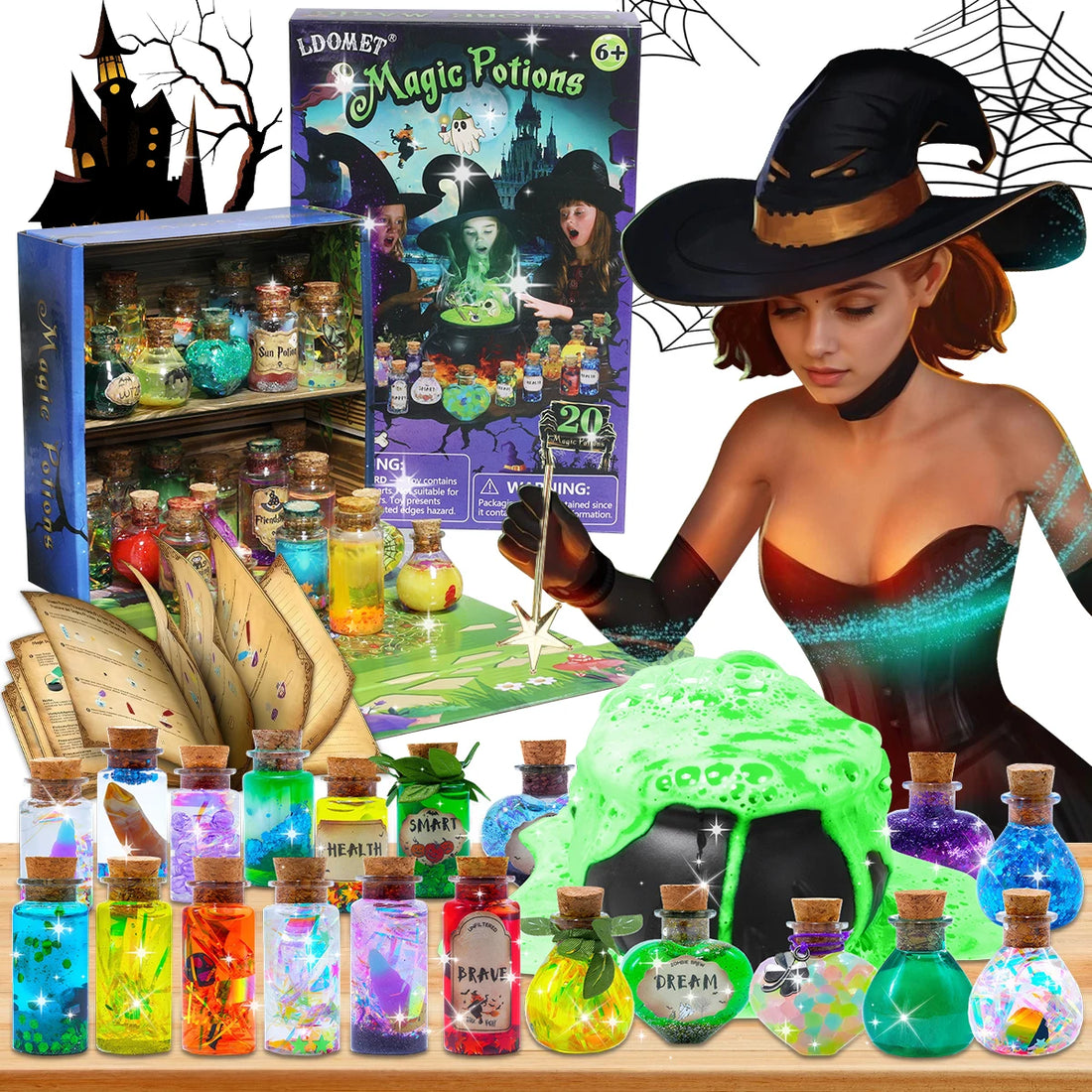 DIY Fairy Magical Potions Kit – Halloween & Christmas Craft Set