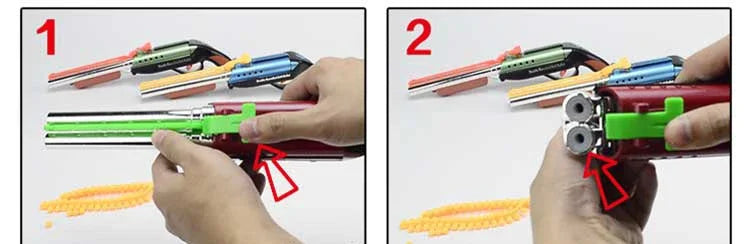 Toy Blaster Pistol Set – Manual Airsoft/BB & Paintball-Style Kids Handgun