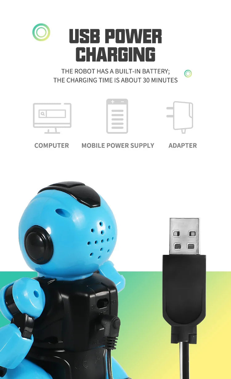 Smart Robot for Children Kids Intelligent Robots Programming Infrared Remote Control Robot Robotics Programmable Christmas Gifts