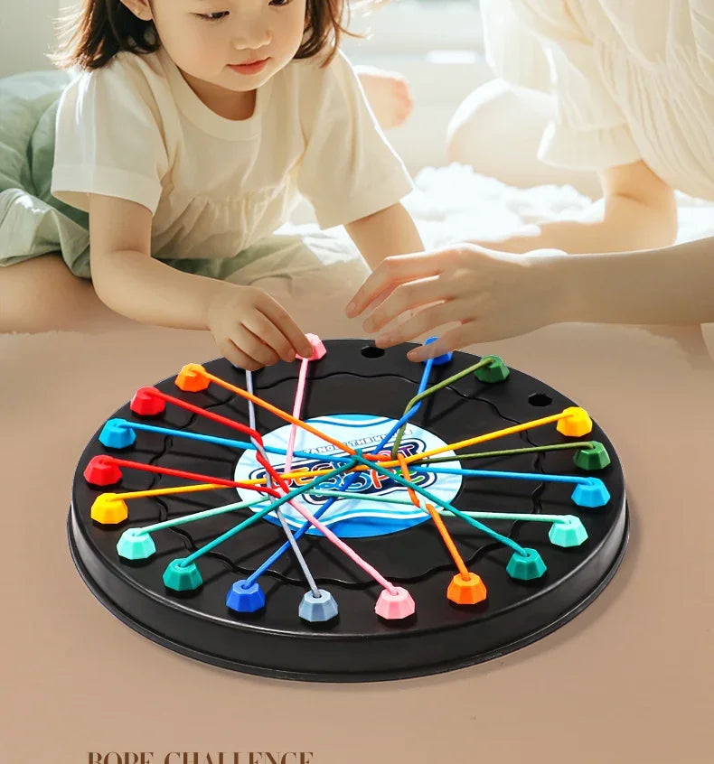 Children’s Rope Puzzle Game – Family Logic & Strategy Toy
