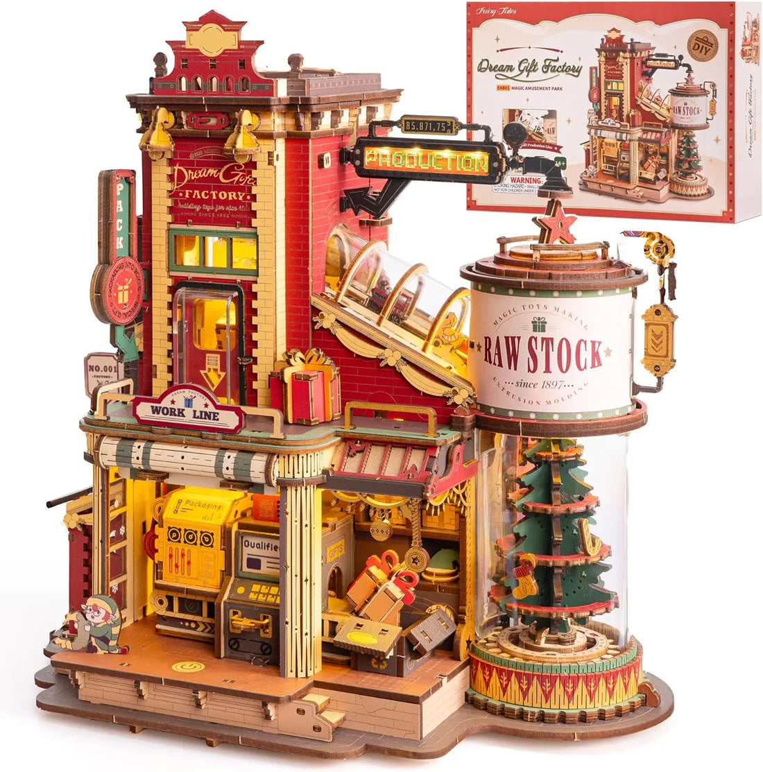 Robotime ROKR Wooden Music Box – 3D Puzzle Model Kit