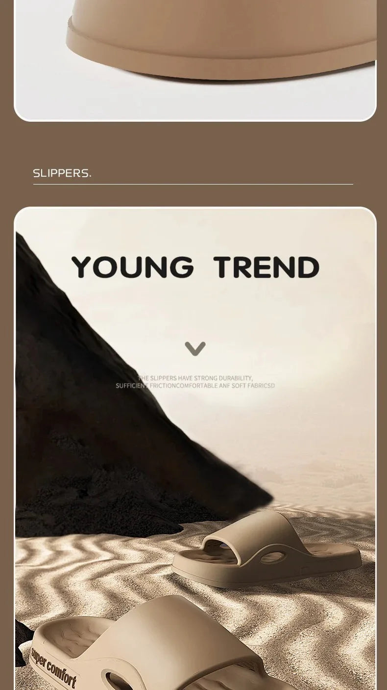 High Quality Men's Ligtweight EVA Indoor Home Sandals Slippers Shoes Men Slippers Outdoor Students Women Comfortable Slides