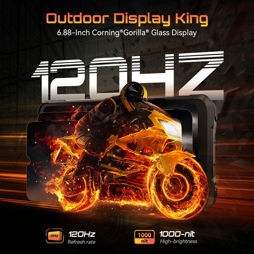 Cubot KingKong Power 5 Rugged Smartphone – 15300mAh, 120Hz