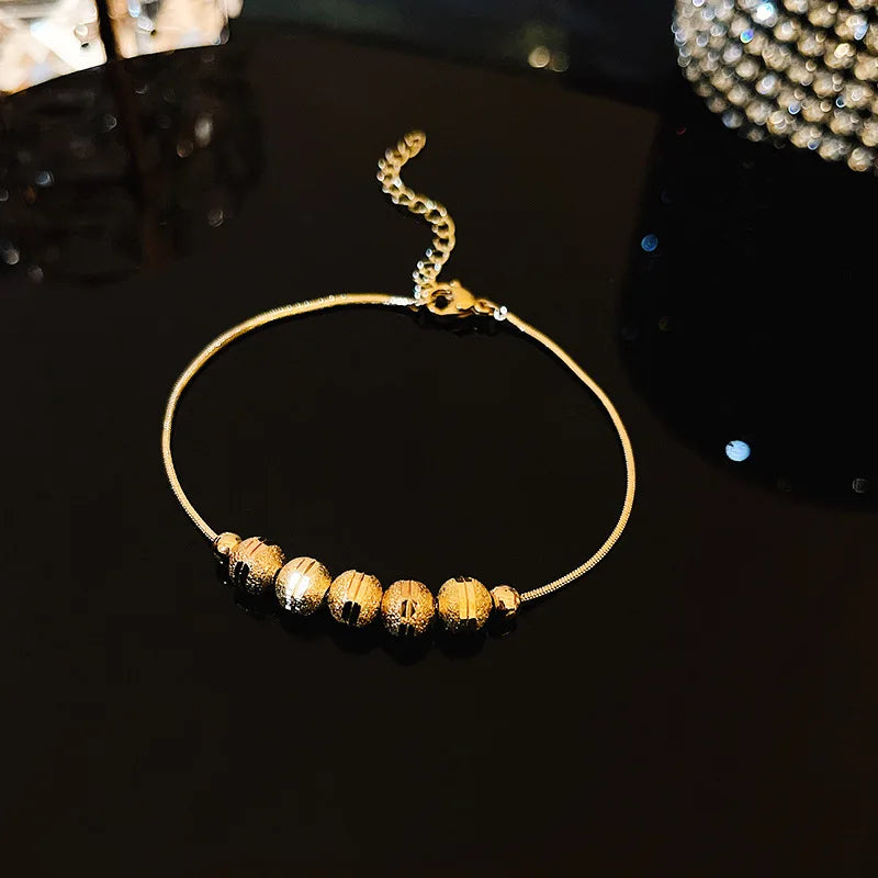Luxury Cubic Zirconia Tennis Bracelet – Gold Chain for Women