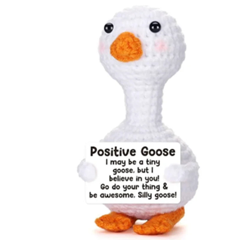 Positive Energy Potato Hug Plush – Mini Handmade Wool Doll