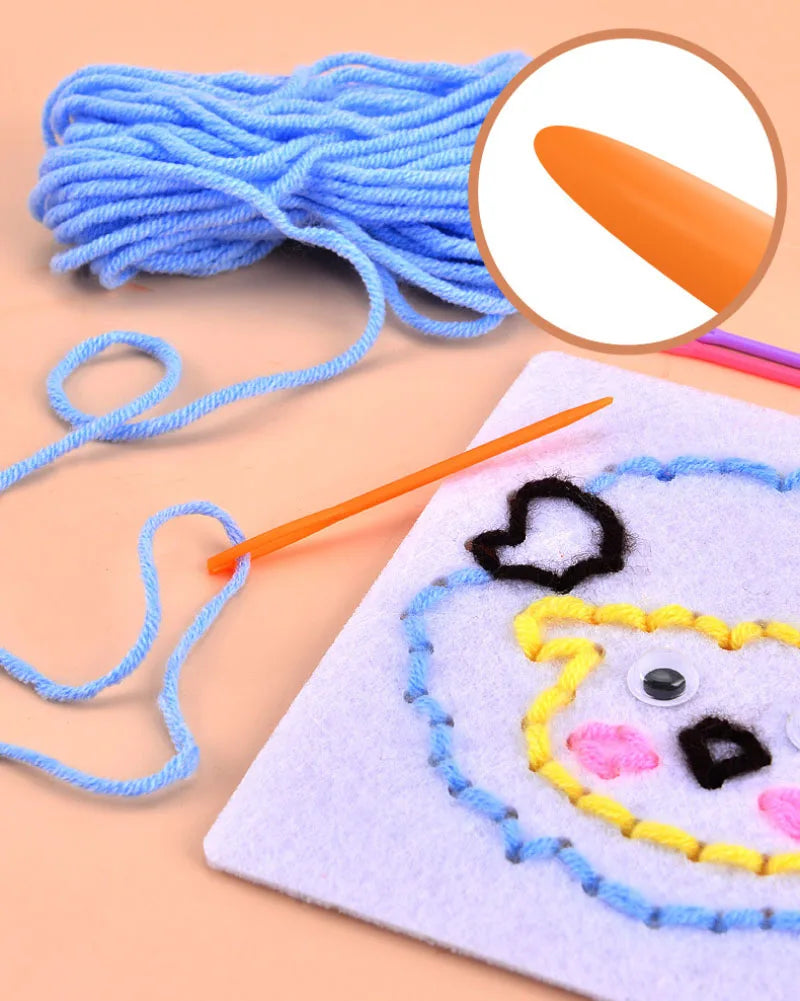 Montessori Lacing Toys – Animal Sewing Kit for Toddlers & Kids