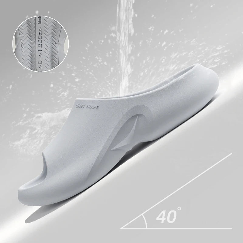 Shevalues Men’s Summer Sandals – Antislip Open-Toe Beach & Casual Slippers