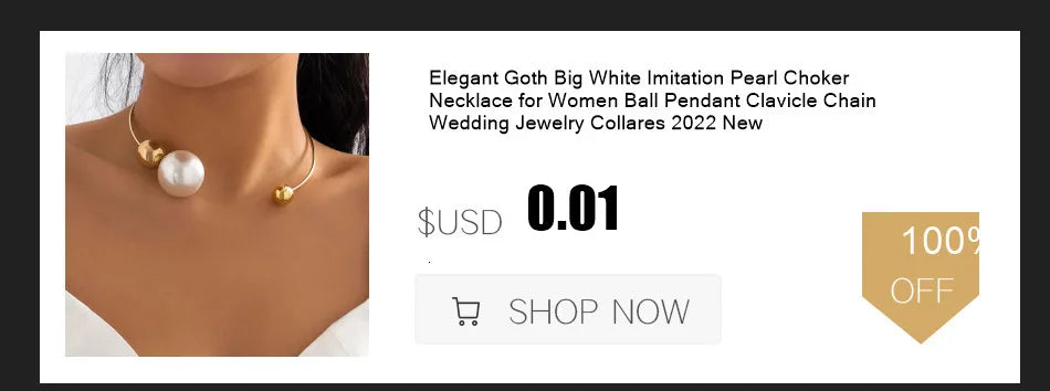 Ingemark 2PC Irregular CCB Bead Chain – Goth Cross Pendant Choker