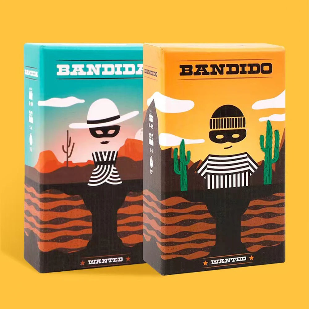 Bandido & Bandida Puzzle Game – 1-4 Players, 15 Min Strategy Fun