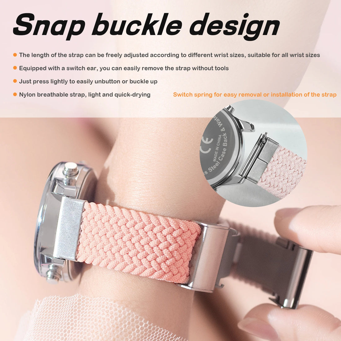 Hearkent Pedometer Sport Watches Step Counter Watch Women Digital Watches Calories Mile Stopwatch Countdown for Walking Tracker