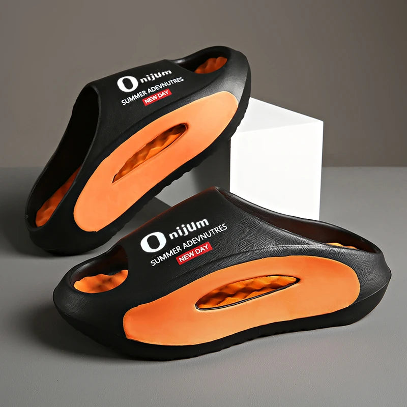 Couple Style Summer Casual 2025 Slippers New Anti-Slip and Anti-Odor Men's and Women's Outdoor Beach Slippers