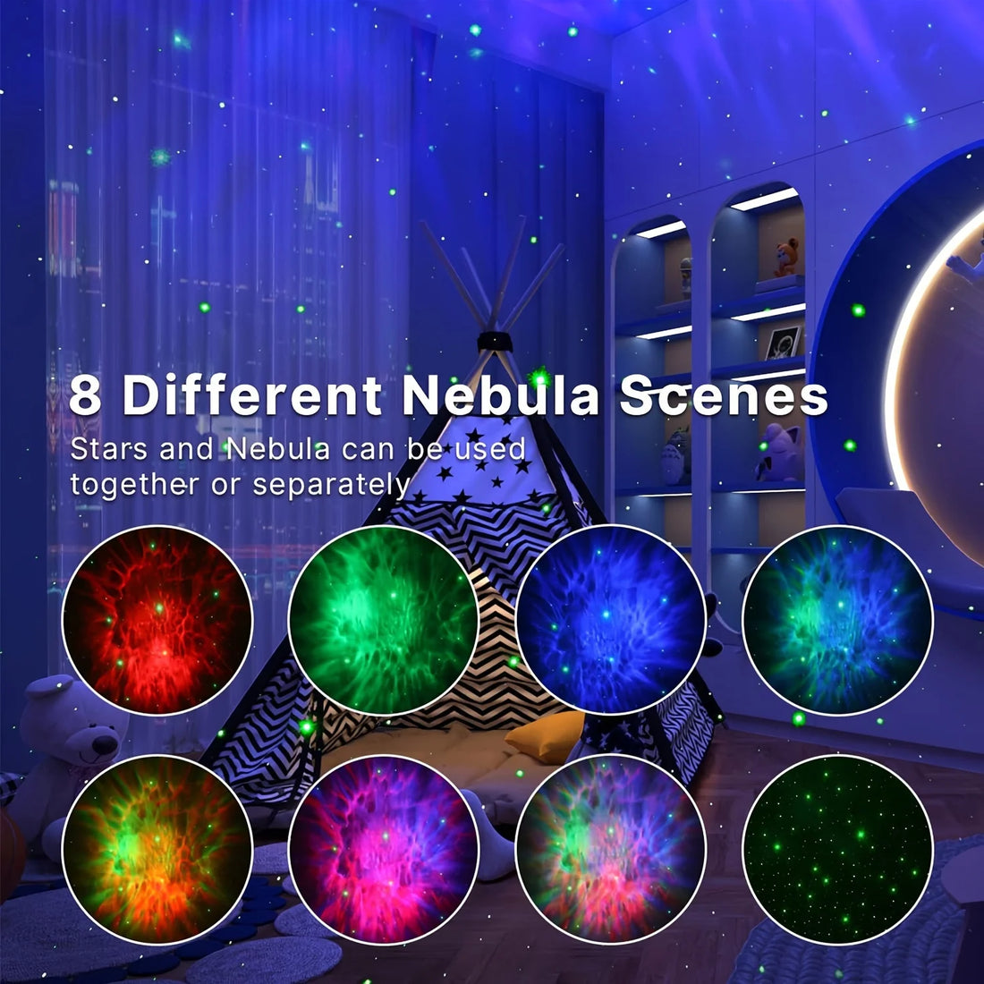 Astronaut Galaxy Star Projector – LED Night Light for Bedroom & Home Decor