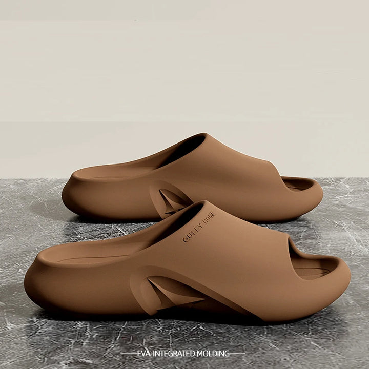 Shevalues Men’s Summer Sandals – Antislip Open-Toe Beach & Casual Slippers