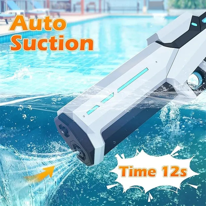 Electric Water Gun – Powerful Automatic Squirt Blaster for Adults & Kids