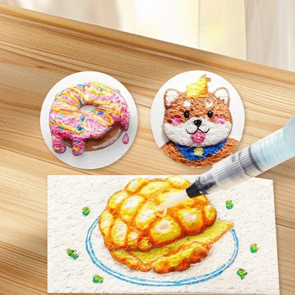 Magic Canvas 3D Puffy Paint Pen Set – 12 Colors DIY Art Kit