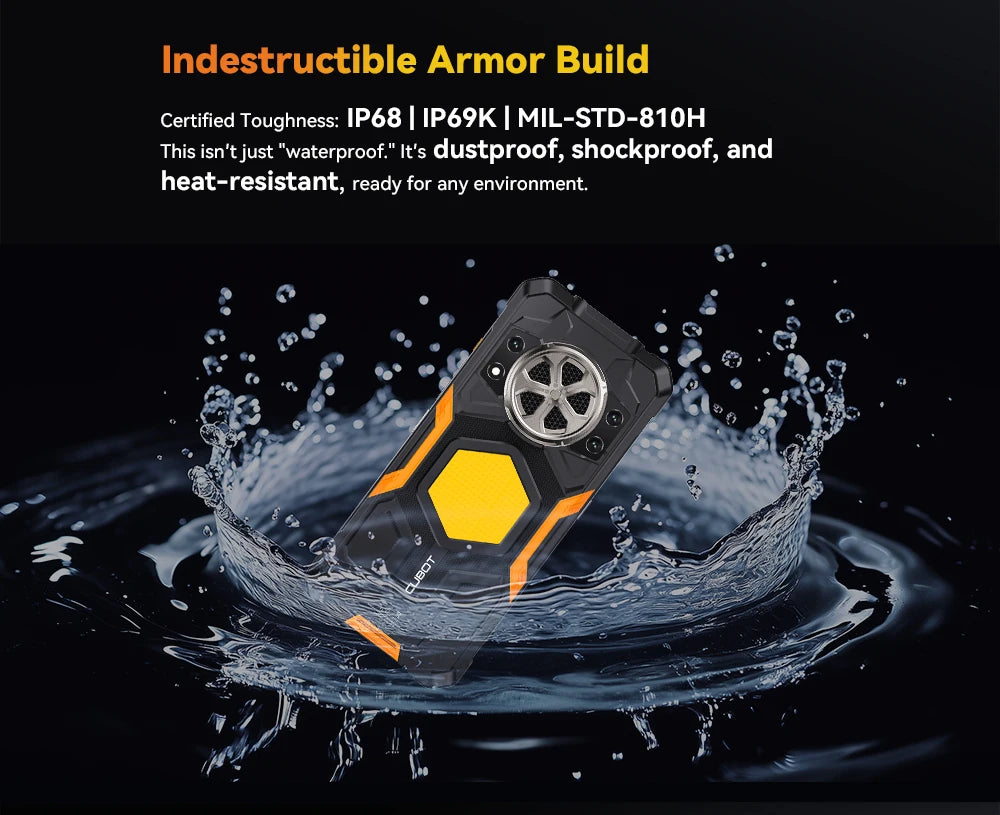 Cubot KingKong Power 5 Rugged Smartphone – 15300mAh, 120Hz