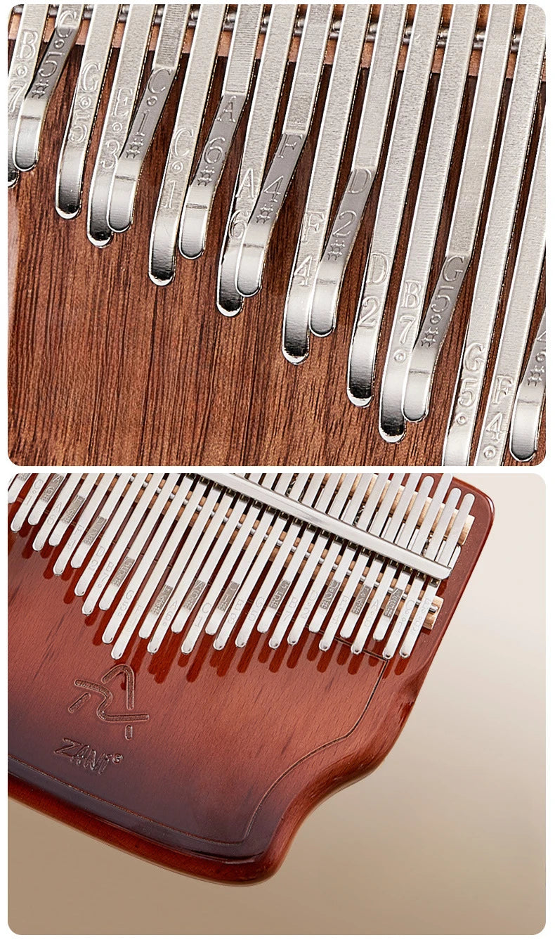 34-Tone Wooden Kalimba – Thumb Piano for Meditation & Healing