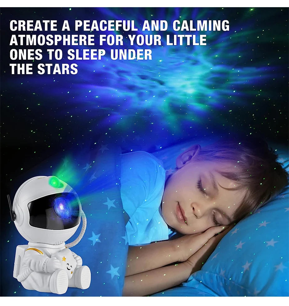 Galaxy Star Astronaut Projector – LED Starry Sky Night Light